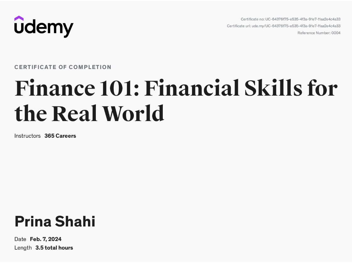 Finance 101 Financial Skills for the Real World